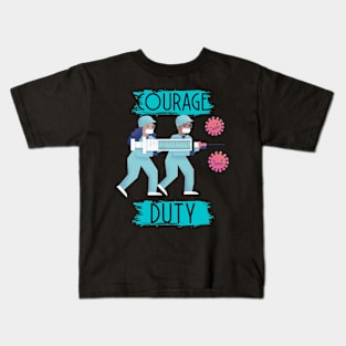 Courage and Duty Kids T-Shirt